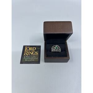 Ring Of Barahir The Lord of the Rings The Noble Collection Sterling Silver US 9